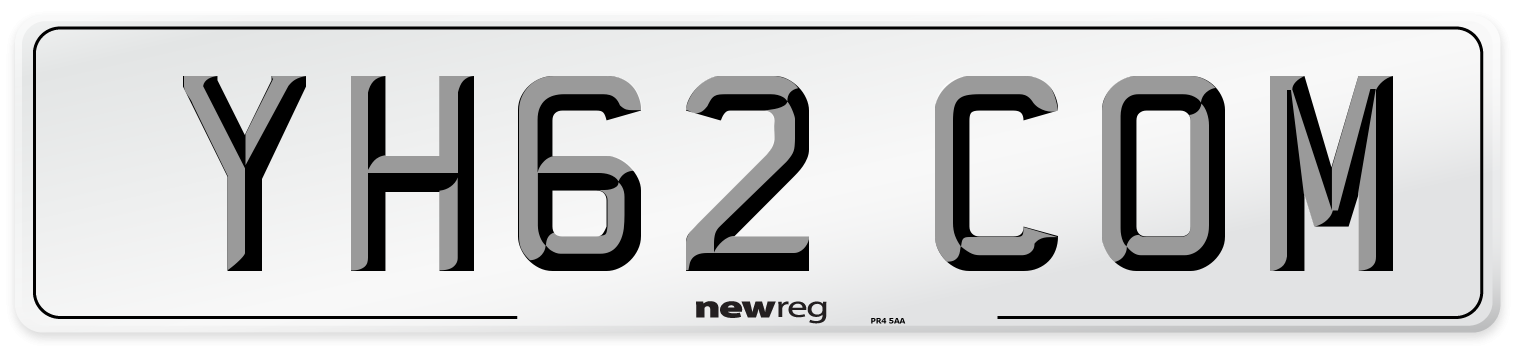 YH62 COM Number Plate from New Reg